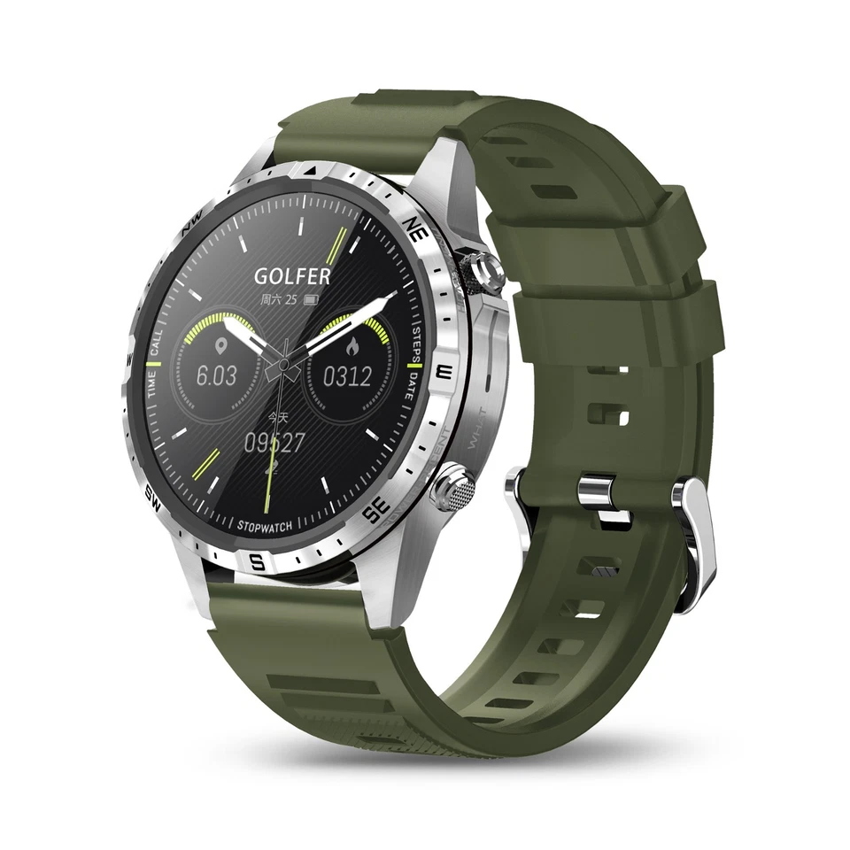 GT45 Garmin Style Smartwatch – Multisensor Uhr mit AI-Sprachsteuerung & Umwelt - Bild 1 von 4