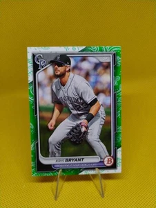 2024 Bowman - Kris Bryant #50 modello bandana verde /99 - Foto 1 di 2