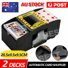 2 Deck Automatic Card Shuffler Poker Cards Shuffling Machine Casino Playing Game