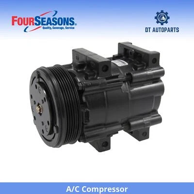 For 1996-2001 Ford F-100 Ranger 3.0L V6 A/C Compressor 4 Seasons 1997 1998 1999 - Image 1 of 4