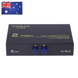 2 in 1 Out Video Splitter 130MHz Bandwidth 2 PC To 1 Monitor for PC Monitor - Afbeelding 1 van 11