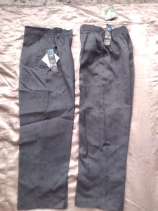 boys grey 6-7 school trousers - Picture 1 of 4