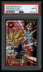 Dragon Ball Japanese Carddass 27 071 Son Goku & Pan #71 1996 PSA 8 91717217 - Picture 1 of 2