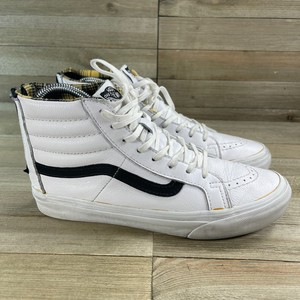 VANS Leather High Top Athletic Shoes 