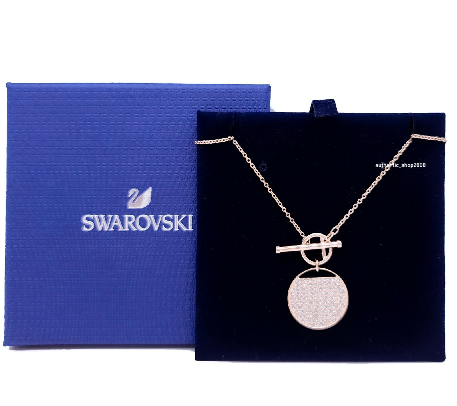 Swarovski Crystal Ginger T Bar Necklace 