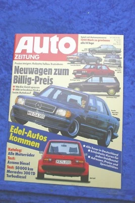 Auto Giornale 10/82 Mercedes 300 Td Opel Ascona 1,6D Lancia Trevi VW Elettrico - Immagine 1 di 2