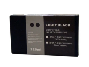 Cartucho compatible InkOwl 220 ml NEGRO CLARO para EPSON Stylus Pro 7800 9800 - Imagen 1 de 1