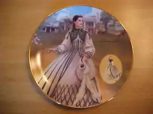 Bradford Exchange Gone with the Wind 1993 Collector Plate "Country Walking Dress - Picture 1 of 3