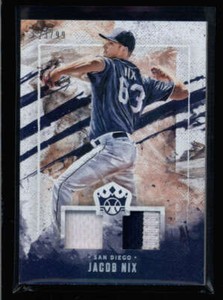 JACOB NIX 2019 PANINI DIAMOND KINGS DUAL USED WORN JERSEY PATCH #23/99 AZ6847