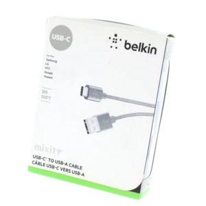 Belkin USB-C to USB-A Cable 10 ft for Samsung LG HTC Google Huawei - Picture 1 of 3