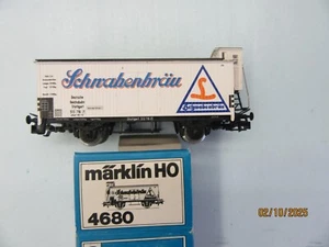 HO - Marklin 4680 Beer Box Car ""Schwabenbräu" - LINIB - Picture 1 of 9
