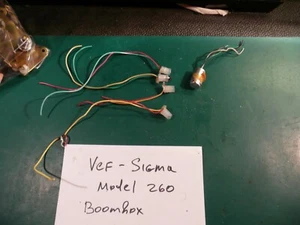 VEF SIGMA 260 USSR Boombox Replacement Parts Microphone and More - Picture 1 of 4