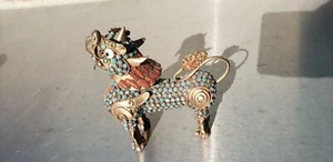 Great antique nepalese / chinese lion figurine - Picture 1 of 12