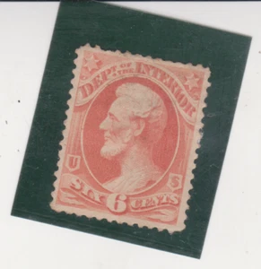 US Scott #O18 Mint Hinged  VF+ Official Dept. of the Interior Cat $70. - Picture 1 of 2