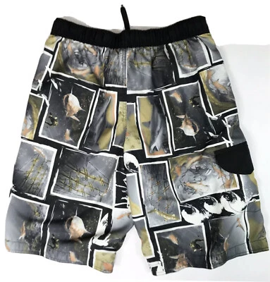 WAVE ZONE Board Shorts Bañador Niño XL 16-18 30" / Tiburones Naufragios Surf Foto 1 de 4