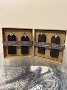Allen & Roth Chalkboard Tags: 8 Ct each Wooden Signs (Set Of Two - 16 Total) - Picture 1 of 5