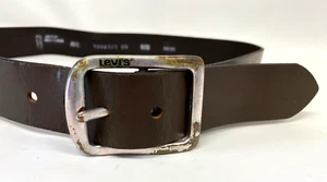 Levis leather belt vintage brown size 34/85 - Imagen 1 de 5