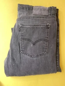 Jeans neri Levi 508 aderenti regolari W32 L32 - Foto 1 di 6