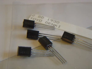 2 pcs 2SD1930 org.TOYO DENKI D1930 TRANSISTOREN TRANSISTORS 6x4,8mm NEU NOS - Bild 1 von 1
