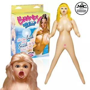 NMC Brandy Big Bood Love Doll Bambola Gonfiabile Real Size Inflatable Blonde Sex - Picture 1 of 4