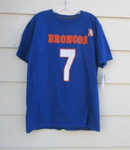 NFL Pro Football Denver Broncos #7 John Elway T-Shirt Deep Royal Size L - New - Picture 1 of 8