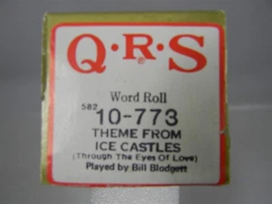 Durch die Augen der Liebe. Ice Castles Thema, 10-773 QRS Spieler Pianorolle - P6 - Bild 1 von 4