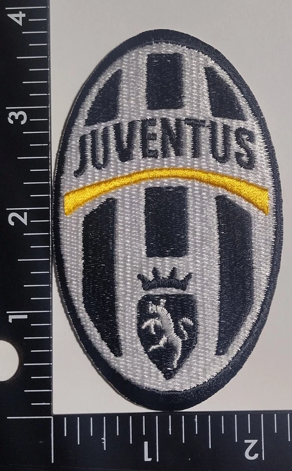 JUVENTUS Patch football soccer UEFA Italy Juve Jersey Del Piero TIFOSI Est. 3.5" - Image 1 of 1
