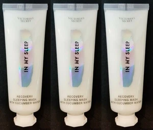 3x VICTORIA SECRET VERY IN MY SLEEP RECOVERY MASK WITH CUCUMBER WATER NEW IN BOX - Picture 1 of 4