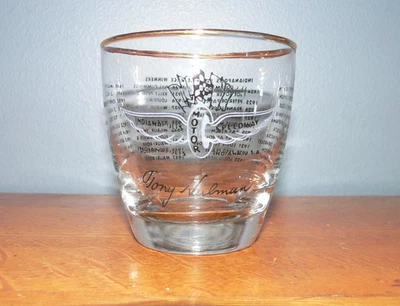 Vaso de bar Indianapolis Motor Speedway Indy 500 Winners 1958 de colección Foto 1 de 4