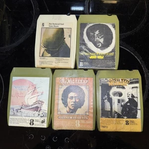 Vintage 8-Track Cassette Tapes Job Lot various bob marley judge dread reggae - Picture 1 of 6