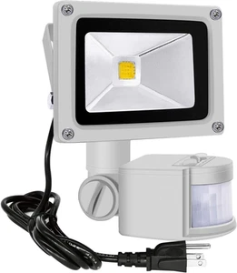 Z Motion Sensor Flood Lights Outdoor,10W Induction LED Lamp, IP65 Waterproof ... - Picture 1 of 12