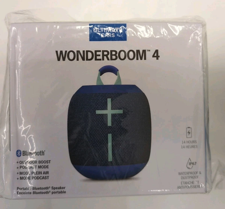Ultimate Ears WonderBoom 4 водонепроницаемый портативный Bluetooth-динамик - кобальтовый синий - Изображение 1 из 1