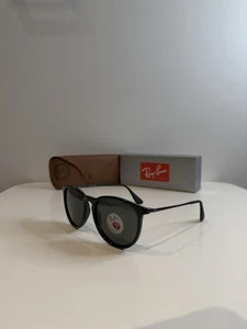 Ray-Ban Erika Sonnenbrille Gläser Dunkelgrün Polarisiert - Schwarz (RB4171) - Bild 1 von 9