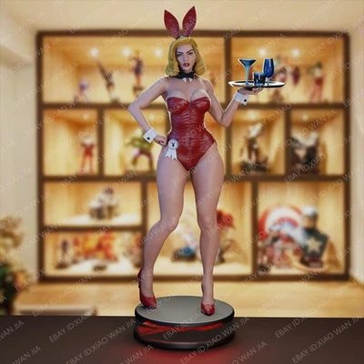 1/24 Scale Resin Figure Bunny Waitres NSFW Rabbit  Model Unpainted Unassembled Foto 1 de 4