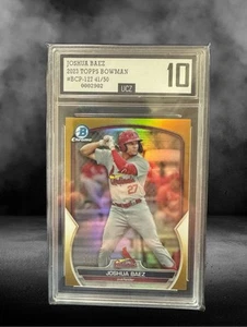 2023 Bowman - Chrome Prospects Joshua Baez #BCP-127 /50 Gold (RC) - Picture 1 of 1