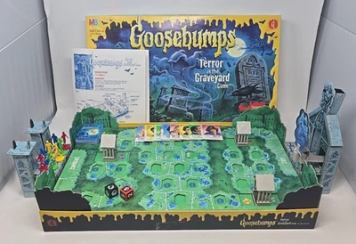 Goosebumps Terror in the Graveyard Board Game 1995 Parker Brothers Complete - Image 1 of 4