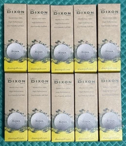 DIXON EARTH GOLF BALLS 10 SLEEVES of 3 ECO FRIENDLY 30 TOTAL HIGH PERFORMANCE - Picture 1 of 6