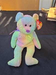 Original "Groovy" Beanie Baby Geburtsdatum Jan 1999 von 1999, Top Zustand - Bild 1 von 6