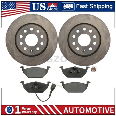 Pastilla de freno rotor delantero 3 piezas para Volkswagen Bora 2,5 L 2005 - 2010 Foto 1 de 4