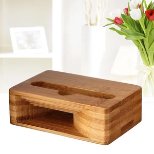 FTVAE Holz Telefon Sound Verstärker & Universal Halter Ständer - Lautsprecher Boost - Bild 1 von 7