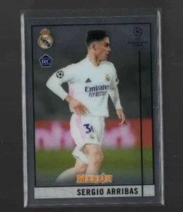 Sergio Arribas RC 2020-2021 Topps Merlin Chrome Europa League #37 Real Madrid - Picture 1 of 2