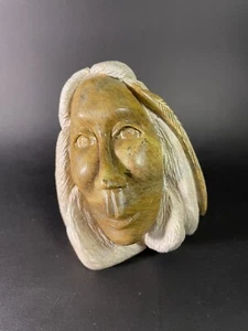 Ureinwohner sechs Nationen Ontario Kanada Specksteinschnitzerei Skulptur Loreene Henry - Bild 1 von 17