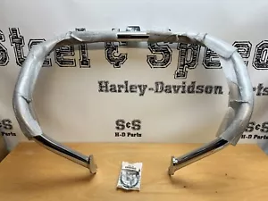 Original Harley-Davidson FX Softail Motorschutz Chrom 49016-00 - Bild 1 von 4
