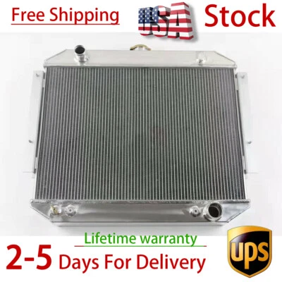 3Row Radiator For 1971-1978 Dodge D/W 100 150 D200 W300 / Pickup 5.2L 5.9L B100 - Image 1 of 4