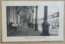 Cartolina fotografica viaggiata Loggia San Rocco Fermo Anno 1911