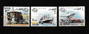 1970 QATAR UPU Scott # 196-98 MNH short set 3 high value Stamps. - Picture 1 of 2