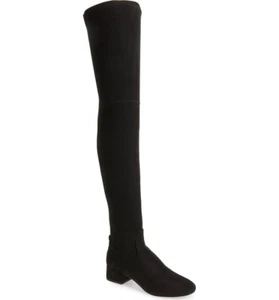 Dolce Vita Jimmy Women's black suede thigh high boots sz. 6.5 - Picture 1 of 4