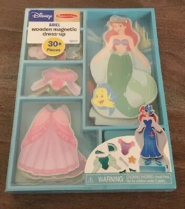 Melissa & Doug Disney Ariel Magnetic Dress Up Wooden Play Set New Sealed - Picture 1 of 2