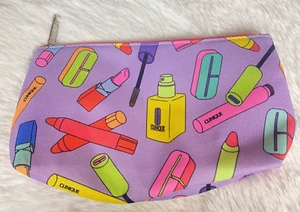Clinique Kosmetiktasche/Beutel/Reiseetui mit Reißverschluss TASCHE MÜLLEIMER - Bild 1 von 9