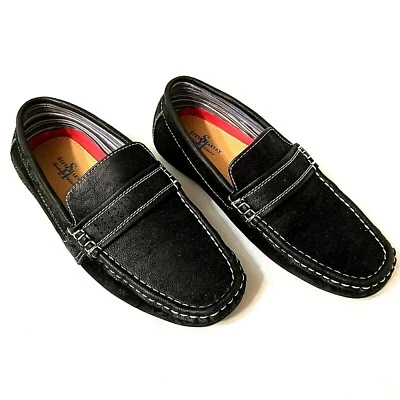 Zapatillas negras Steve Harvey Celebrity Edition para hombre de gamuza talla 4 Foto 1 de 4